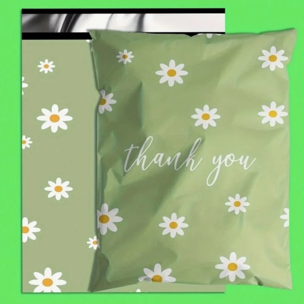 Polymailers 9“x6“ floral Thank you  (10pack)